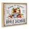 Stupell Industries Farmhouse Apple Orchard Floater Framed Canvas Wall Art Design by Creatif Belle